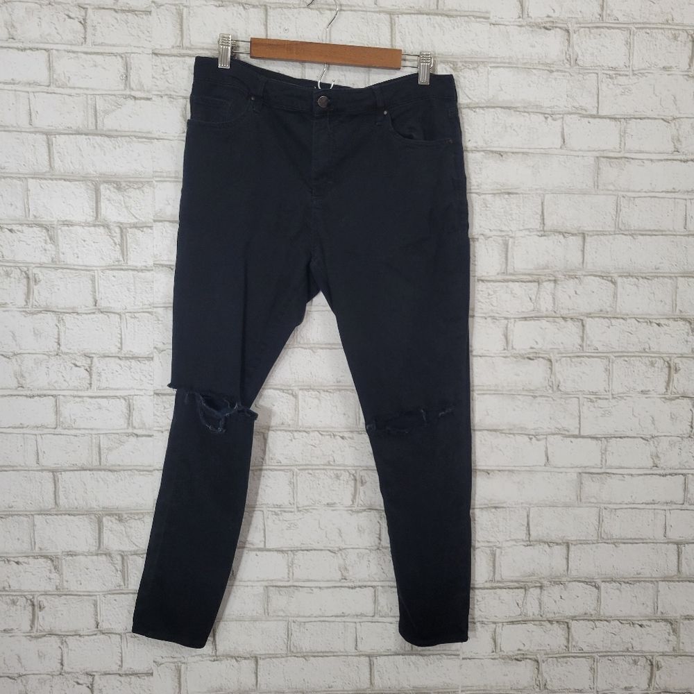 Topshot Moto Leigh black skinny jeans